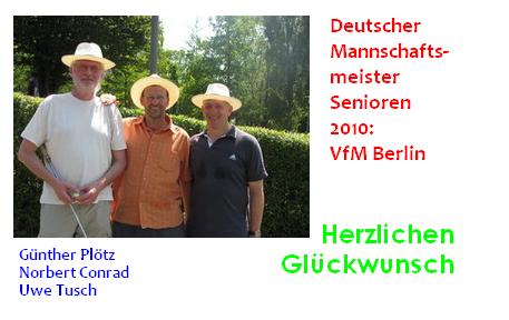 Senioren-DM Bad Münder: VfM Berlin holt Teamgold